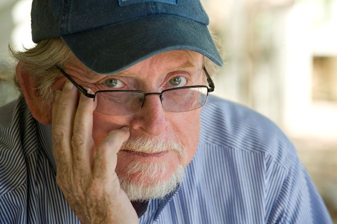 A professional headshot image of author Richard Bausch